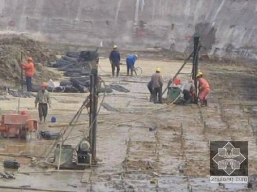 平谷我公司承建北京房山区水池地基注浆加固工程
